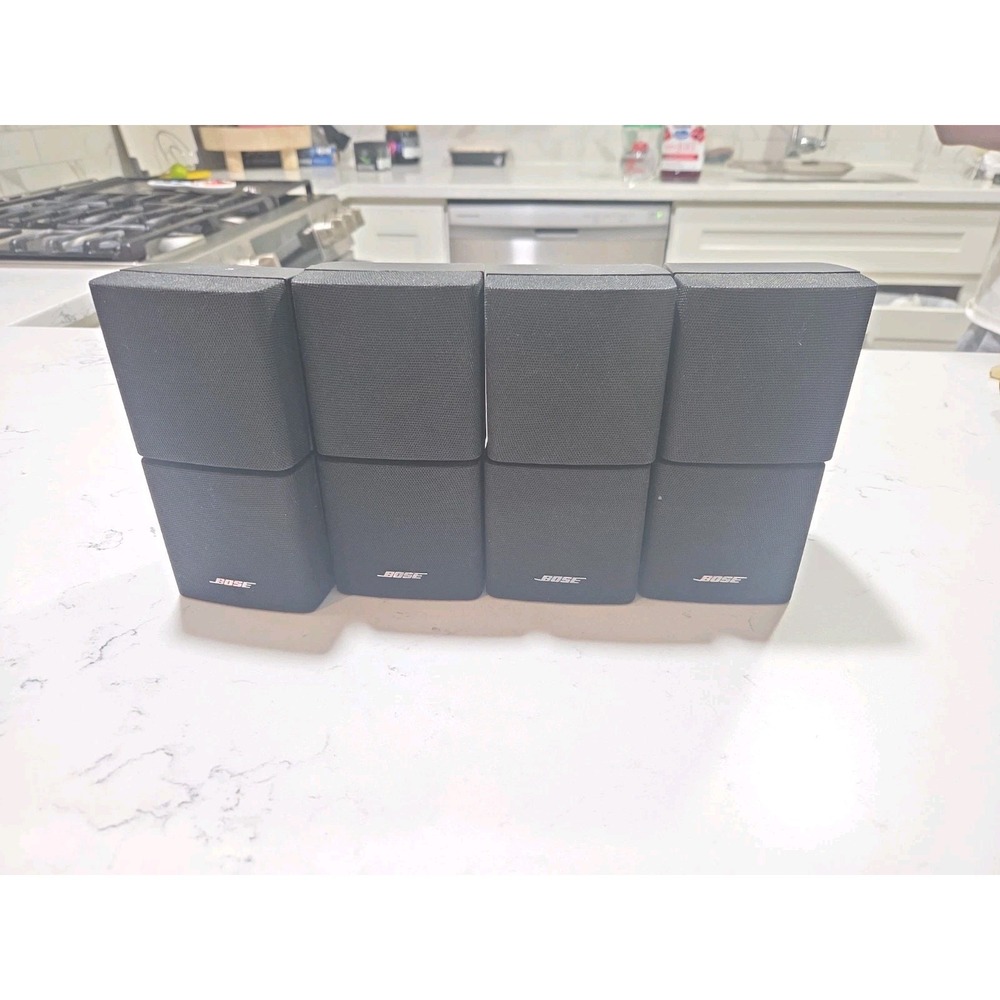 4 Bose Double Cube Surround Speakers Acoustimass Lifestyle Tested